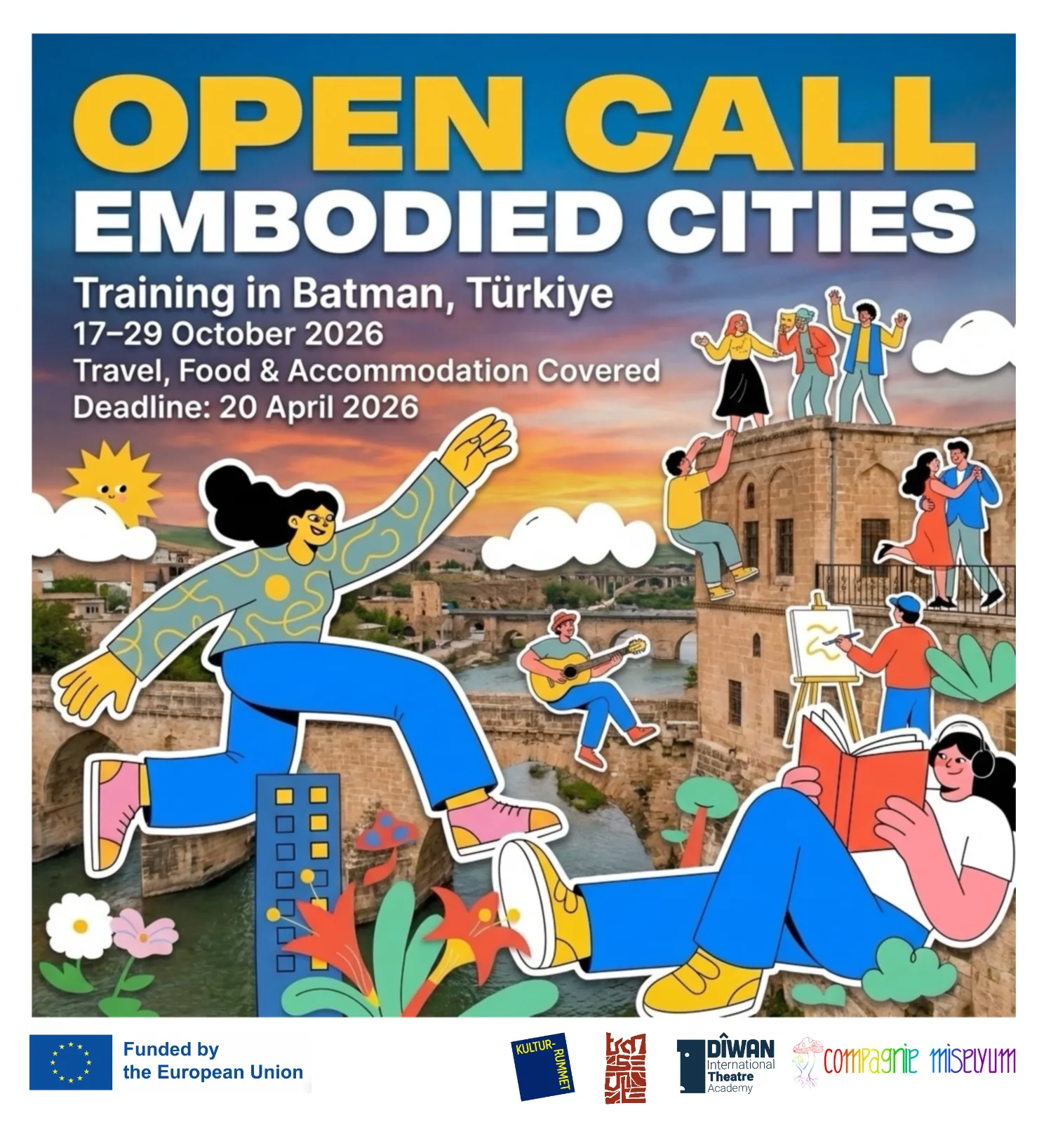 Erasmus + KA 153 Project - Embodied Cities: Empowering Youth Workers in Disadvantaged Cities through Body Based Pedagogies